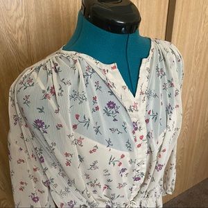 Uniqlo Flower Print Maxi Dress